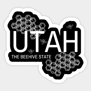 Utah The Beehive State Sticker